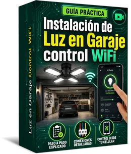 Luz en el garaje con interruptor wifi Domotica